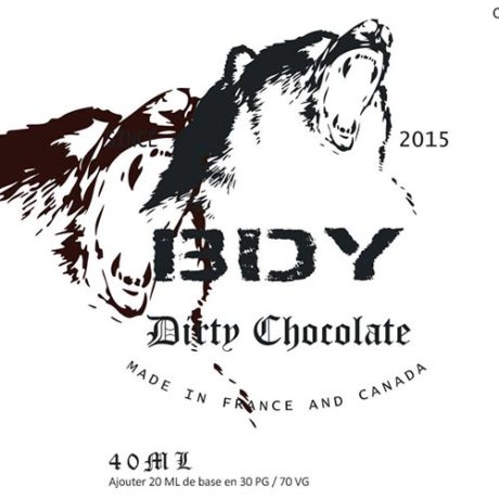 Etiquette Dirty chocolate