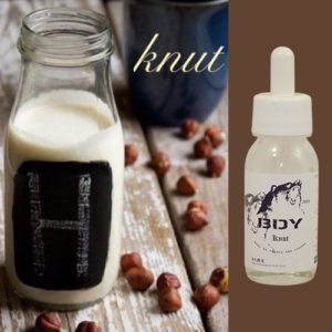 E-liquide premium Knut au café, noisettes et crème sucrée par BDY