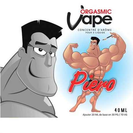 Etiquette e-liquide Piero