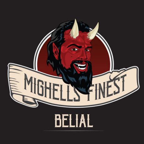 Etiquette Belial par Mighell's Finest