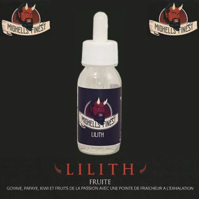 Eliquide premium Lilith. Goyave, fruits de la passion, kiwi, le tout réhaussé par une touche légère de fraîcheur.