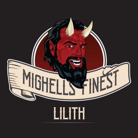 Etiquette e-liquide Lilith par Mighell's Finest