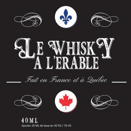 Etiquette Le whisky a l'érable par Mighell's Finest